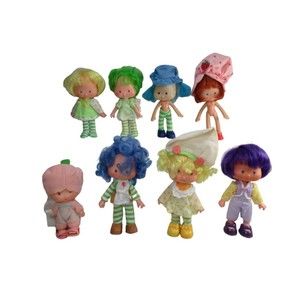 Vintage Strawberry Shortcake Apricot Mint Tulip Almond Tea  Crepe Suzette Lime